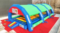 0250a61f8800f37954e8f313ba7a1a49.JPG 1770089377 Giant Lucky Ducky Bounce Pad with Shade